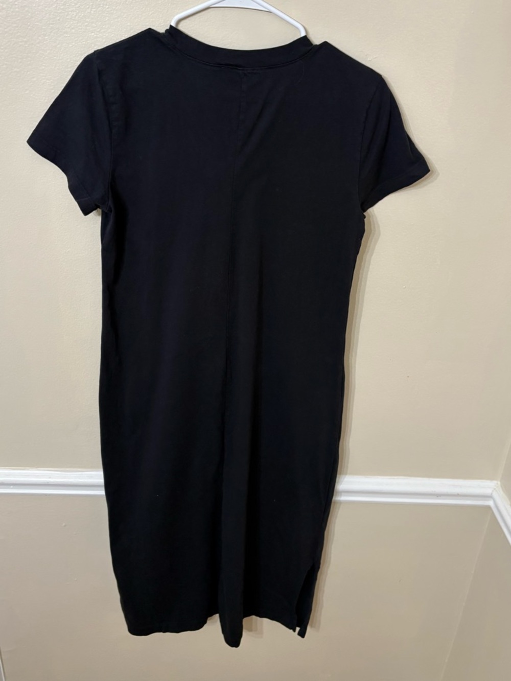 J.Crew Midi T-shirt dress in black size - Picture 5 of 8